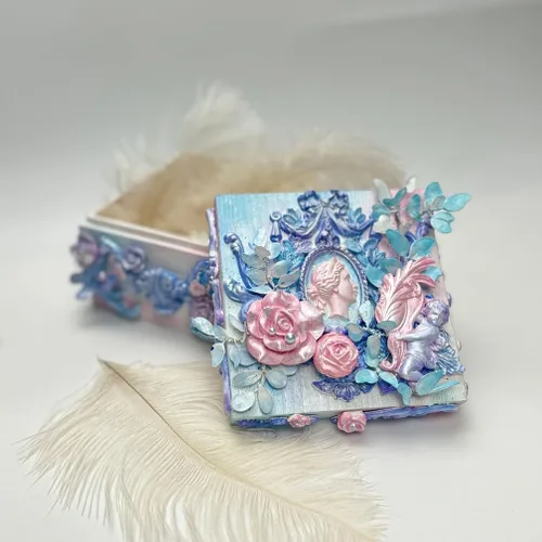 Miniatura 8 de Moldes de Arte para Arcilla de Poli, Arcilla de Secado al Aire, Yeso, Resina Epoxy, Fondant, Decoración de Pastel en Relieve, Florero de Cameo Cameo