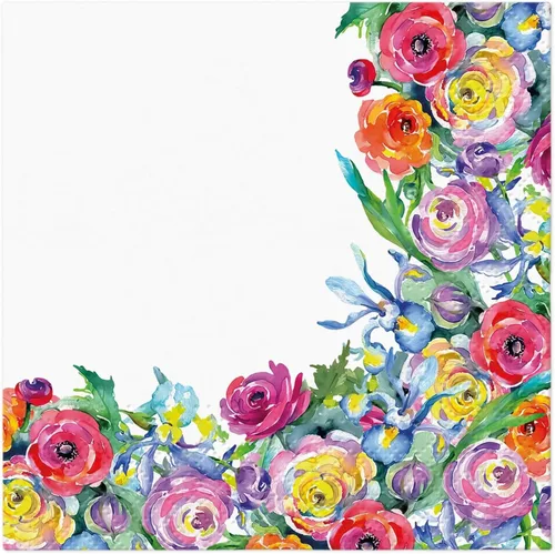 Miniatura 12 de AM Décor - 20 servilletas de papel suaves de 3 capas de papel de seda decoupage -13 x 13 pulgadas (desplegadas) (Rosalia, 13 x 13 pulgadas