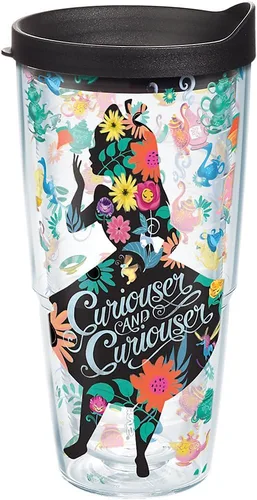 Miniatura 15 de Disney Alice Curiouser - Taza de café de 16 onzas con tapa