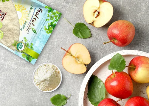 Miniatura 5 de Food to Live Jugo de manzana orgánico en polvo, 12 onzas, sin OMG, sin sulfuro, crudo, vegano, a granel, ideal para jugos, batidos, yogures