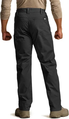 Miniatura 11 de CQR – Pantalones tácticos elásticos tipo cargo para hombre, resistentes al agua, de tela ripstop (antidesgarros), ligeros, ideales para uso diario