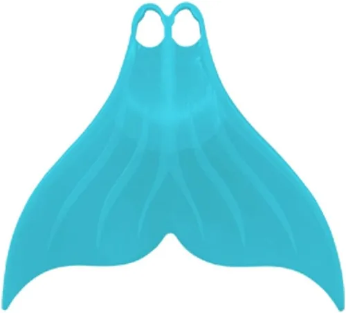 Miniatura 10 de Aletas de sirena para natación, aletas para buceo, natación, adultos, hombres y mujeres