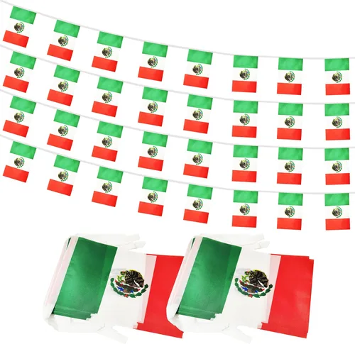 Miniatura 13 de Bandera de Cuerda Argentina de 100 Pies, 76 Piezas Bandera Estandarte Argentina, Pequeñas Mini Banderas del Mundo para Eventos Deportivos