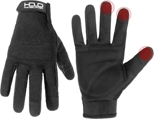 Miniatura 25 de HANDLANDY Guantes de trabajo para hombre y mujer, guantes de trabajo de mecánicos de uso general con pantalla táctil, guantes de trabajo flexibles