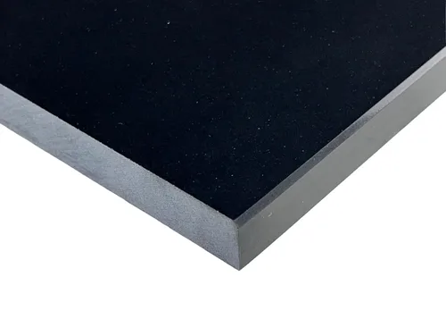 Miniatura 4 de Umbral de Mármol Artificial Súper Negro para Bordillo de Ducha, Protector contra Salpicaduras de Tocador de Baño, Alféizar de Ventana, Transiciones