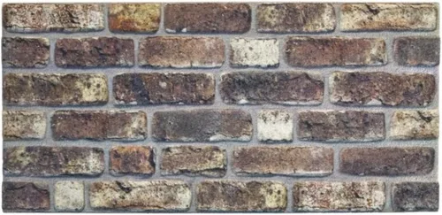 Miniatura 2 de Dundee Deco Paneles de pared 3D de imitación de ladrillo - Revestimiento, paneles de pared de aspecto de piedra gris y marrón, revestimiento