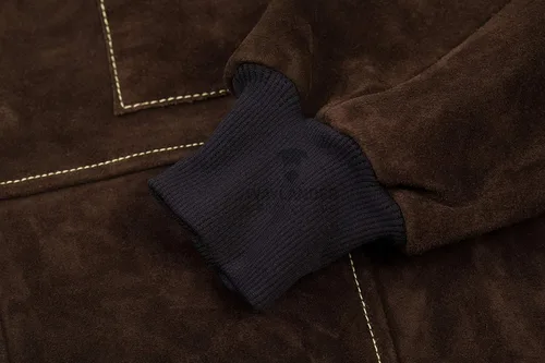 Miniatura 4 de Waylander OTTAR - Delantal de soldadura de cuero resistente con mangas largas, protección resistente al fuego para soldadores, herreros
