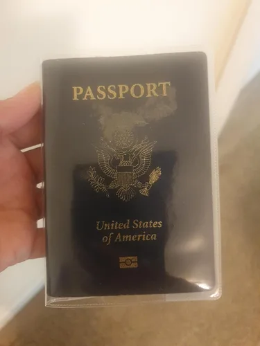 Miniatura 8 de Funda transparente esmerilada para pasaporte, organizador de tarjetas de identificación, protector de viaje (1 transparente + 1 esmerilado)