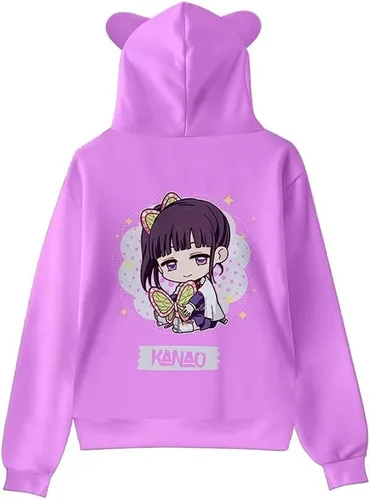 Miniatura 2 de SodaMeow Sudadera con capucha de anime para hombres y mujeres, unisex, llavero gratis