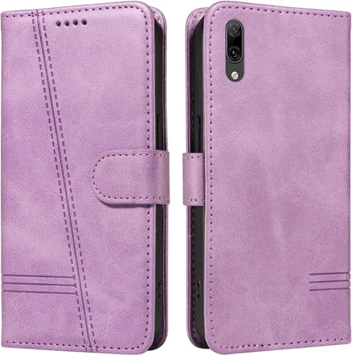 Miniatura 18 de Funda con tapa para Huawei Nova Lite 3, protección de 360 grados, a prueba de golpes, de piel sintética, con función atril y 3 ranuras