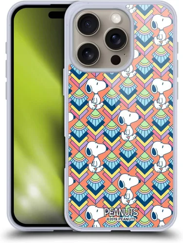 Miniatura 110 de Head Case Designs Snoopy Deco Dreams - Funda de gel suave con licencia oficial de Peanuts Blue Pattern compatible con Apple iPhone 7 Plus/iPhone 8