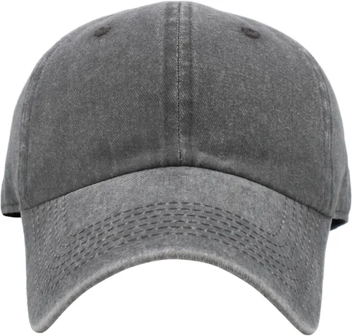 Miniatura 100 de KBETHOS® Gorra de béisbol de algodón ajustable de algodón con corona baja clásica