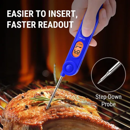 Miniatura 4 de TempPro TP03B Digital Meat Thermometer for Cooking, Instant Read Thermometer with Backlight, Kitchen Food Thermometer for Grill Smoker BBQ Oil Deep