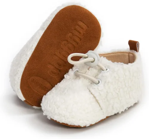 Miniatura 48 de SOFMUO Pantuflas unisex para bebé, niña, niño, ligeras, antideslizantes, para interiores, zapatos de casa, botines para niños pequeños