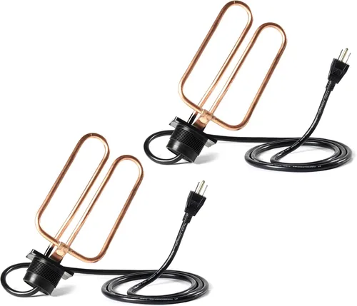 Miniatura 7 de Farm Innovators DPH-15 - Calentadores de tanque de agua para exteriores, tapón de drenaje de tanque de ganado, descongelante de agua diseñado