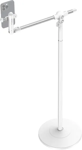 Miniatura 9 de NEEWER MT010 - Soporte de teléfono celular para escritorio, mesa de oficina ajustable, compatible con iPhone y Samsung para grabación de video