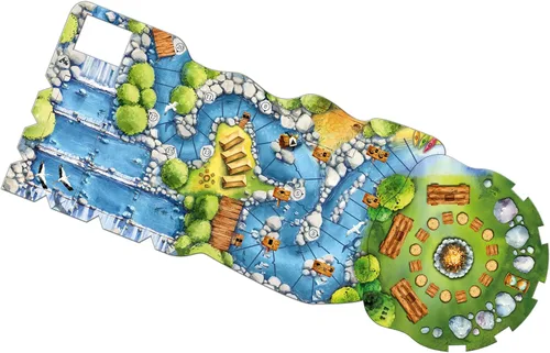 Miniatura 3 de Meadow Downstream Juego de mesa EXPANSIÓN Estrategia Aventura Naturaleza Diversión Familiar para Adultos y Niños a partir de 10 a 4 jugadores