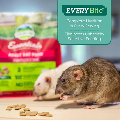 Miniatura 6 de Oxbow Essentials Alimento para Ratas, Alimento para Mascotas para Ratas Adultas, Fórmula Completamente Natural Rica en Vitaminas y Minerales