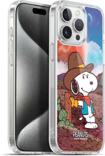 Miniatura 125 de Head Case Designs Funda de gel con licencia oficial de Peanuts Nebula Cactus Needles Snoopy Space Cowboy [protección de grado militar] compatible