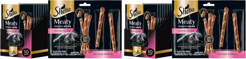 Miniatura 16 de Sheba Palitos Tiernos de Carne Premios para Gatos con Sabor a Pollo, 0.14 oz., 5 Unidades, Paquete de 10 (50 Palitos en Total)