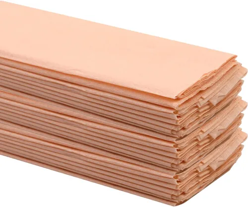 Miniatura 14 de Pliegues de papel crepé (30 hojas), 20 pulgadas de ancho por 3.2 pies de largo, papel crepé mexicano, 21 colores surtidos (verde claro)