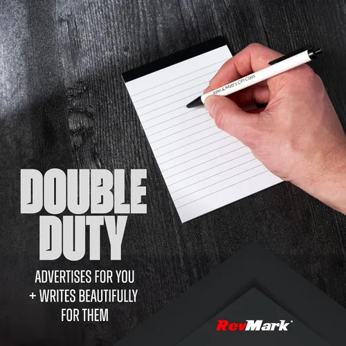 Miniatura 5 de RevMark Bolígrafo personalizado, nombre impreso, información de negocios o eventos, publicidad atemporal, bolígrafos hechos en EE. UU., marketing
