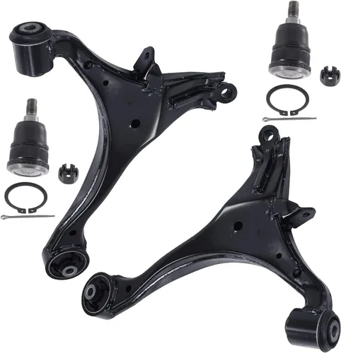 Miniatura 4 de Detroit Axle - Kit de suspensión de 14 piezas para Honda Civic 01-05 2001 2002 2003 2004 2005, 2 brazos de control inferiores, 2 rótulas, 4 barras
