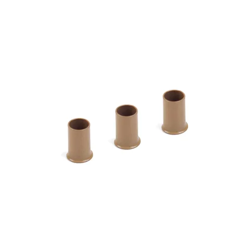 Miniatura 3 de 500 piezas de microanillos de 0.134 in, cuentas de enlaces de microanillos sin silicona, tubos de cobre para extensiones de cabello (rubio oscuro)