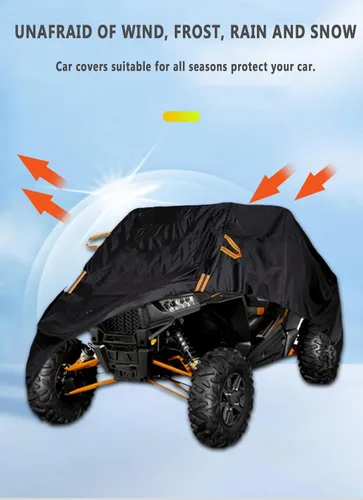Miniatura 7 de UTV Cover for CFMOTO UForce 1000 XL (Four-Seat) 2021-2026, Waterproof & Heavy Duty Protection, Fits Most UTVs, All Weather Outdoor Use, Easy to
