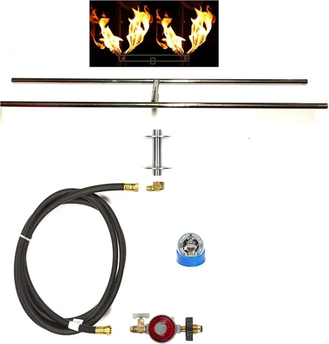 Miniatura 6 de Kit completo LP básico para parrillada con quemador de acero inoxidable 316