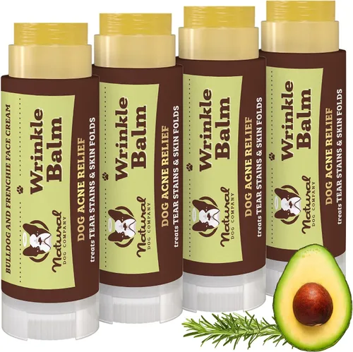 Miniatura 11 de Natural Dog Company Bálsamo antiarrugas para perros – Bálsamo antiarrugas para perros para pliegues de la piel, arrugas faciales y arrugas, crema