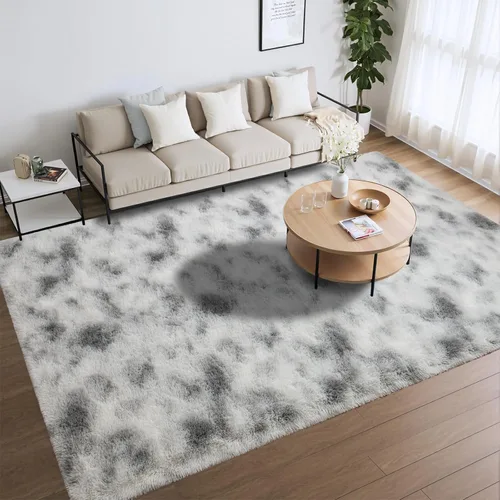Miniatura 172 de Merelax Alfombra Moderna Suave y Esponjosa Shaggy para Dormitorio Sala de Estar Decoración de Sillas Pequeñas Alfombras Tapetes para Pies Piso, Verde