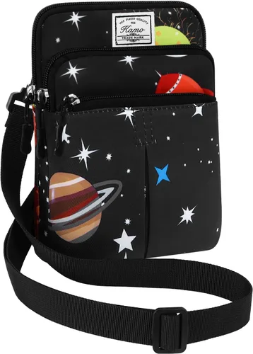 Miniatura 25 de Kamo Bolso Multifuncional para Teléfono de Un Solo Hombro, Bolso de Cintura para Teléfono, Bolso Diagonal Cruzado, Estuche para Teléfono Inteligente