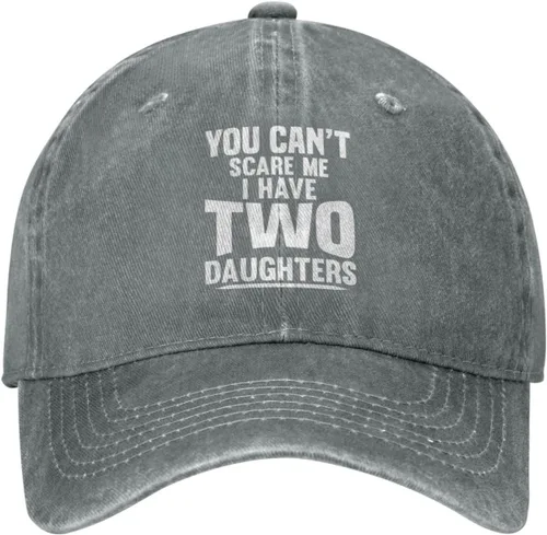Miniatura 10 de You Can't Scare Me I Have Two Daughters Hat for Women Dad Hats Cute Hat