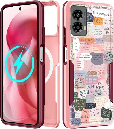 Miniatura 144 de Funda para Moto G 5G 2024 – Compatible con MagSafe para mujeres y niñas, bonita funda protectora magnética para teléfono, diseño femenino Kawaii