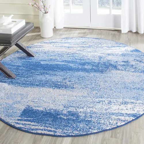 Miniatura 59 de SAFAVIEH, colección Adirondack - Alfombra de 6 x 9 pies, plateada/multicolor, abstracta, moderna, no desprende pelo, de fácil cuidado, para zonas