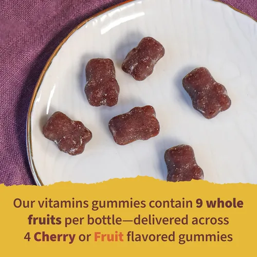 Miniatura 3 de Garden of Life Organics Kids Gummy Vitaminas – Frutas – Certificado Orgánico y Orgánico Mujeres 40+ Vitaminas Gomitas – Berry