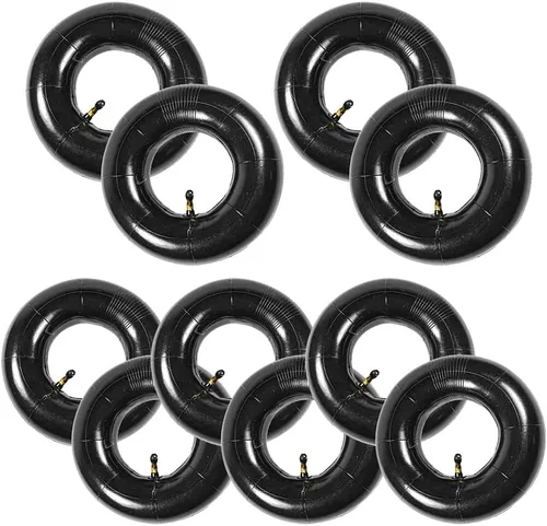 Miniatura 10 de HQRP Paquete de 2 tubos interiores de neumáticos de 4.10/3.50-4 pulgadas para camiones de mano, carros, carretillas, cortacésped, remolques, carros