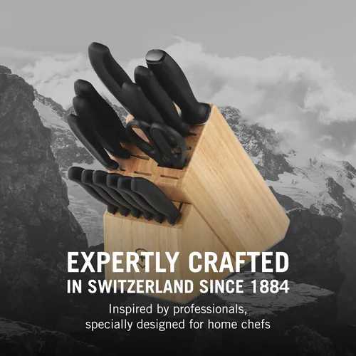 Miniatura 7 de Victorinox Swiss Classic Bloque de Cuchillos - Juego de Cuchillos de Cocina con Bloque para Elementos Esenciales del Hogar - Incluye Cuchillo
