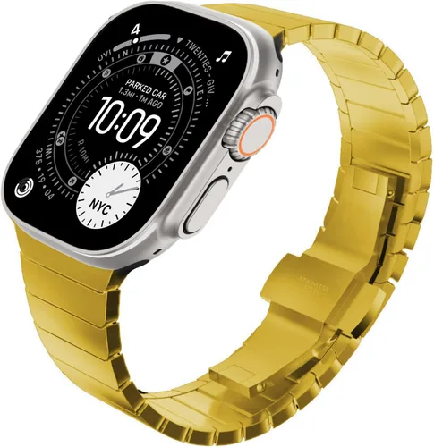 Miniatura 32 de KADES Correa de acero inoxidable compatible con Apple Watch Band Ultra 3/2/1 de 1.73 pulgadas Series 11/10 de 1.81 pulgadas/1.65 pulgadas, Series