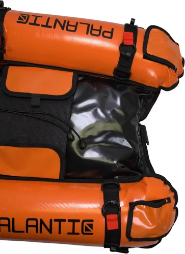 Miniatura 5 de Palantic Barco flotante inflable para pasarela de buceo con bandera de buceo y bomba de aire, naranja