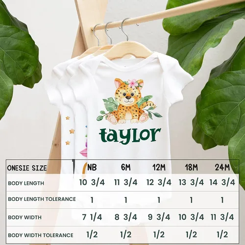 Miniatura 6 de Mono de regalo personalizado para niñaniño, Blanco