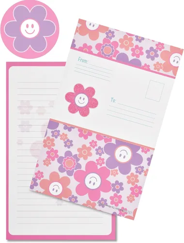 Miniatura 9 de iscream Pack of 8 Fold-over Ready to Send Note Cards - Blossoms and Bows