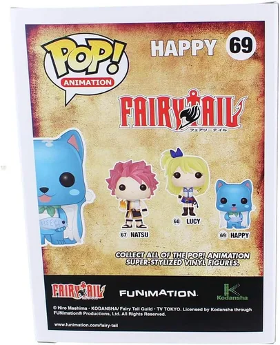 Miniatura 2 de Figura de acción de Happy de Fairy Tail, Funko POP Anime