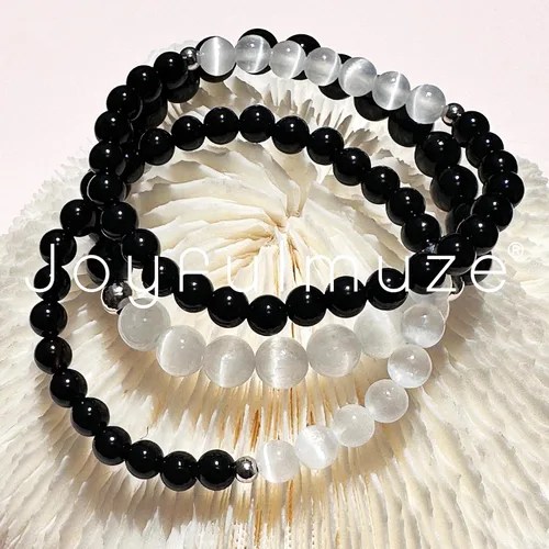 Miniatura 74 de Pulseras elásticas, piedras preciosas naturales, amatista, citrino, cuarzo rosa, cuarzo de cristal transparente, ojos de peridoto y teger, regalo
