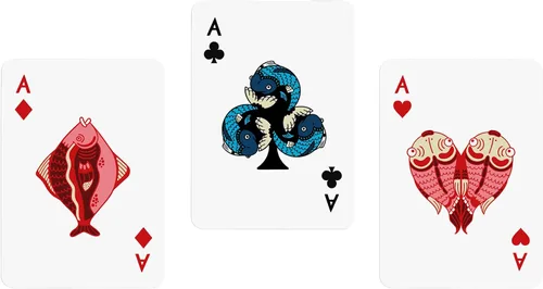 Miniatura 6 de Coddies Cartas de juego de peces FINtastic Cards Fish Design Idea de regalo Juegos, Go Fish, Poker, Black Jack
