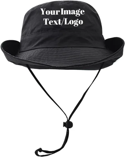 Miniatura 6 de Sombrero de pescador personalizado para hombres y mujeres, sombrero de sol de verano, gorra de pescador para el verano Gris