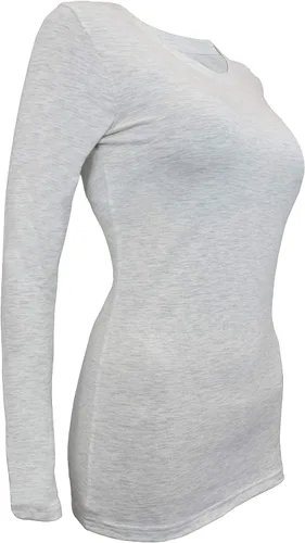 Miniatura 52 de Natural Uniforms Camiseta Under Scrub para mujer, cuello redondo, manga larga, paquete de 3, paquete múltiple de 3