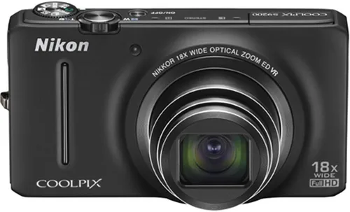 Nikon COOLPIX S9200 Cámara digital CMOS de 16 MP con zoom de 18x NIKKOR ED lente de vidrio y video Full HD 1080p (negro) (Modelo antiguo)