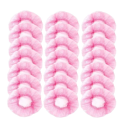 Miniatura 4 de 100 fundas desechables para los oídos para la ducha, protectores de oídos impermeables de plástico, gorras de ducha desechables para teñir el Azul